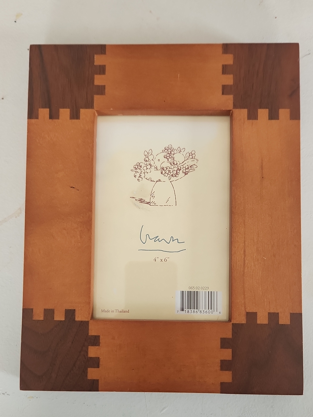 Barn Interlocking Wooden Picture Frame 4×6